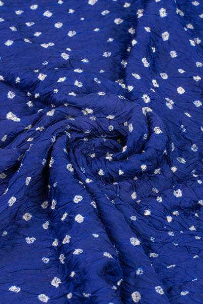 Blue Kurti Mul Cotton Jamdani