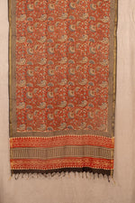 Maroon Cotton Block Print