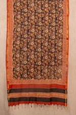 Black Cotton Block Print