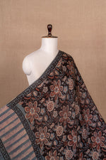 Black Vanaspati Block Print Modal Block Print