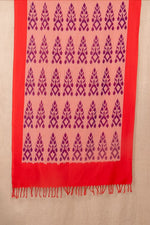 Light Pink Ikat Cotton Ikat