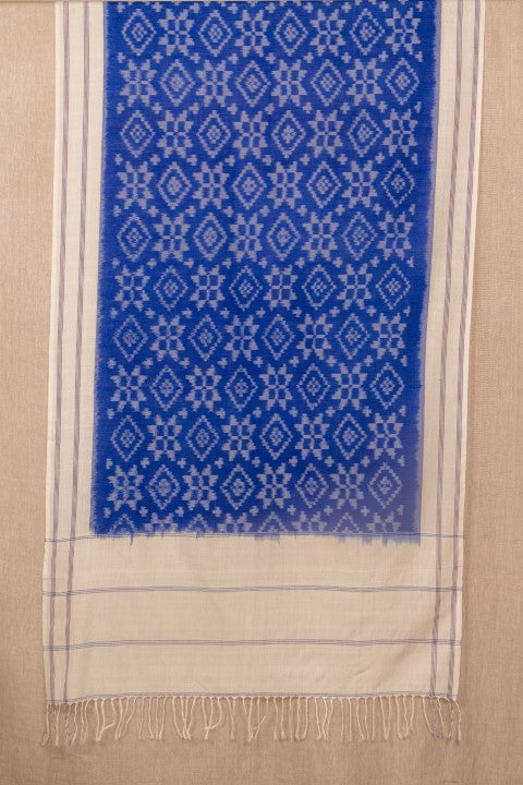 Blue Ikat Cotton Ikat