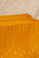 Mustard Cutwork Buti Chiniya Silk Handwoven
