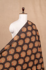 Black Ajrakh Cotton Block Print