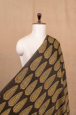 Black Ajrakh Modal Block Print