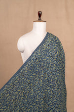 Indigo Ajrakh Cotton Block Print