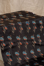 Black Ajrakh Modal Block Print