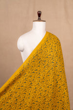 Yellow Ajrakh  Cotton Block Print