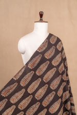 Black Ajrakh Cotton Block Print