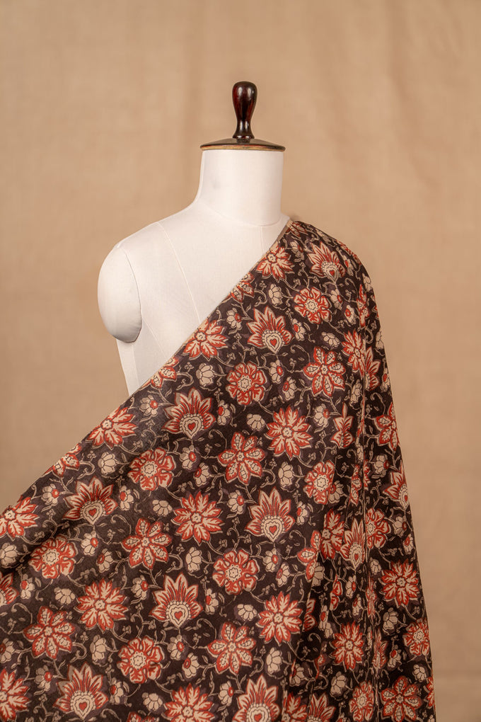 Black Bagru And Dabu Cotton Block Print