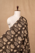 Black Bagru And Dabu Cotton Block Print