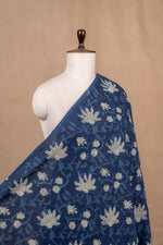 Indigo Bagru And Dabu Cotton Block Print