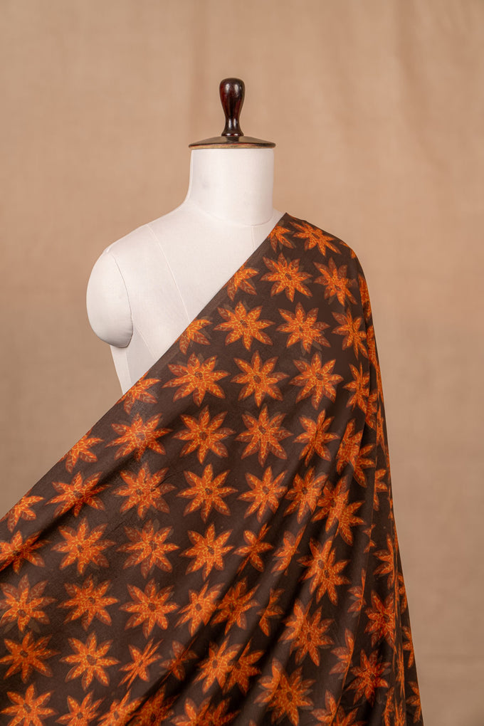 Black Bagru And Dabu Cotton Block Print