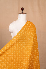 Yellow Bagru And Dabu Cotton Block Print