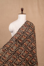 Black Bagru And Dabu Cotton Block Print