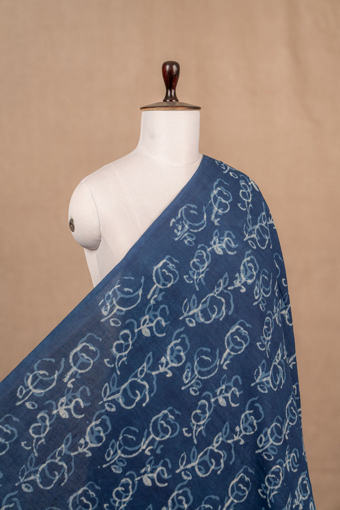 Indigo Dabu & Bagru Cotton Block Print