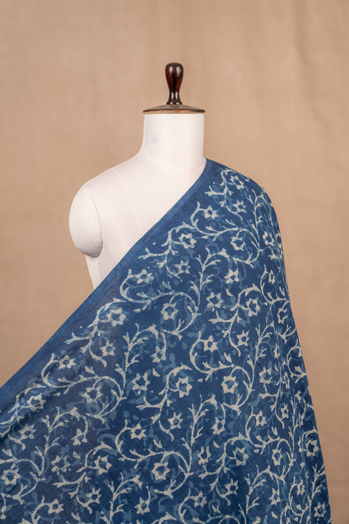 Indigo Dabu & Bagru Cotton Block Print