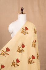 Cream Dabu & Bagru Cotton Block Print