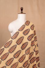 Cream Dabu & Bagru Cotton Block Print