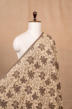 Off White Kalamkari Handblock Cotton Block Print