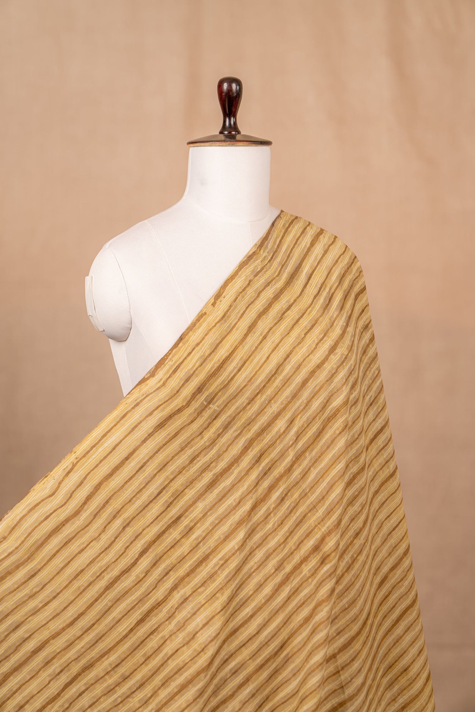 Brown Vanaspati Block Print Cotton Block Print