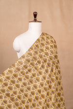 Cream Vanaspati Block Print Cotton Block Print