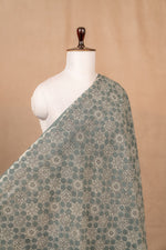 Grey Bagru And Dabu Cotton Block Print