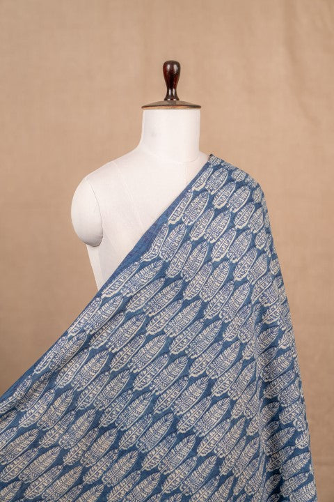 Indigo Bagru And Dabu Cotton Block Print