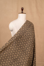 Black Bagru And Dabu Cotton Block Print