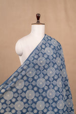 Indigo Bagru And Dabu Cotton Block Print