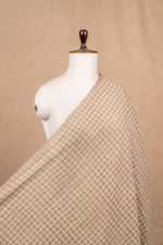 Grey Bagru And Dabu Cotton Block Print