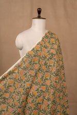 Light Green Sanganeri Cotton Block Print