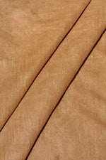 Ochre Yellow Plain Linen Handloom