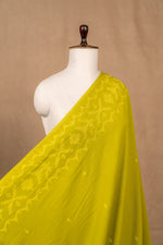 Green Jamdani Mul Cotton Handwoven