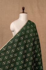 Green Ikat Mercerised Cotton Ikat