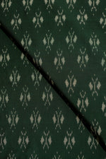 Green Ikat Mercerised Cotton Ikat