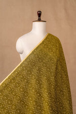Green Ikat Mercerised Cotton Ikat