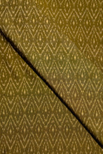 Green Ikat Mercerised Cotton Ikat