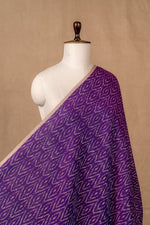 Purple Ikat Mercerised Cotton Ikat