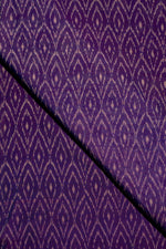 Purple Ikat Mercerised Cotton Ikat