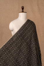 Black Ikat Mercerised Cotton Ikat