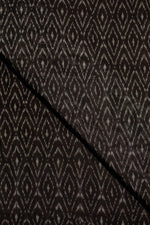 Black Ikat Mercerised Cotton Ikat