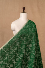 Green Ikat Mercerised Cotton Ikat