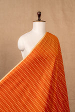 Orange Ikat Mercerised Cotton Ikat