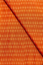 Orange Ikat Mercerised Cotton Ikat