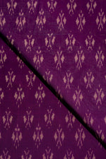 Purple Ikat Mercerised Cotton Ikat