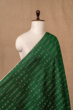 Green Ikat Mercerised Cotton Ikat