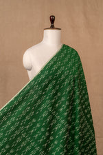 Green Ikat Mercerised Cotton Ikat