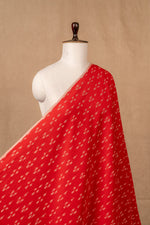 Red Ikat Mercerised Cotton Ikat