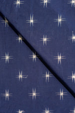 Blue Double Ikat Cotton Ikat